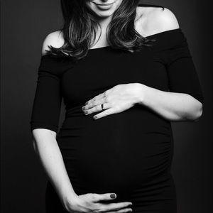 Black dress for pregnancy